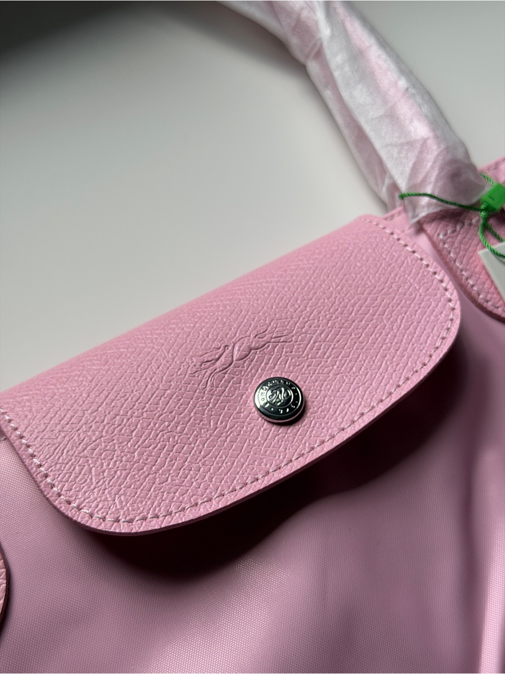 Longchamp Pink Le Pliage Tote Medium - Picture 3 of 5